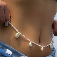 Load image into Gallery viewer, SHELL BELLY CHAIN
